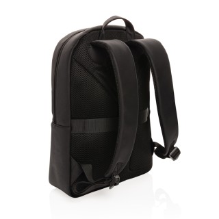 Mochila para portátil de cuero vegano sin PVC